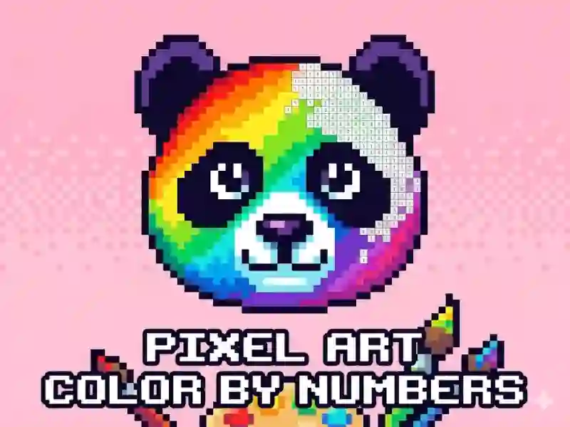 Spel Pixel Art - Color by Numbers online