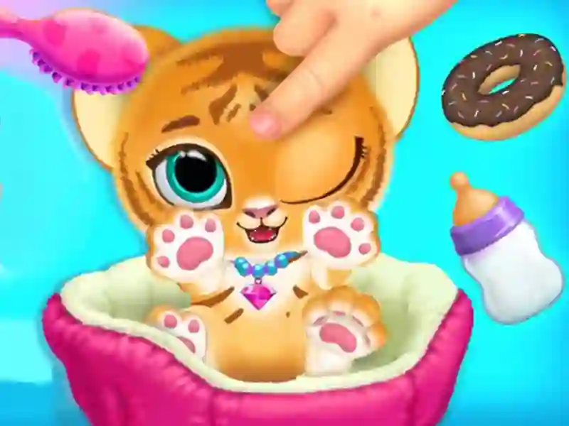 Spel Baby Tiger Care online