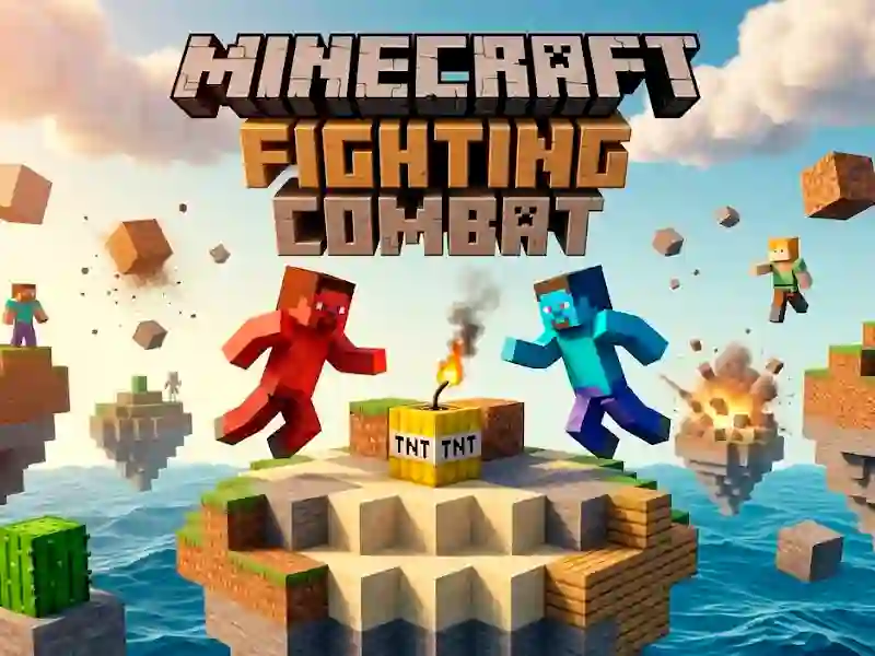 Spel Minecrafts Fighting Combat online