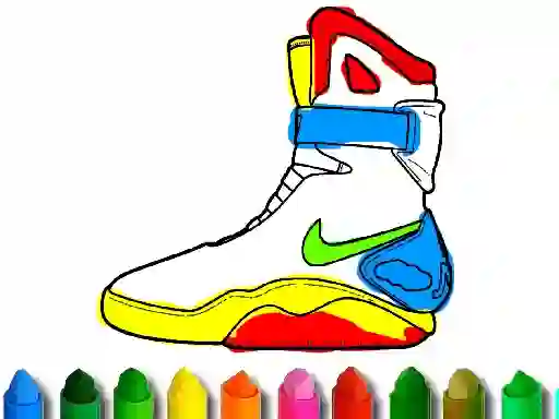 Spel Back To School: Shoe Coloring online
