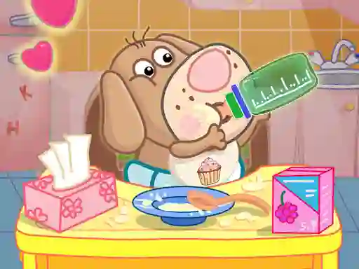 Spel Hippo Baby Care Game online