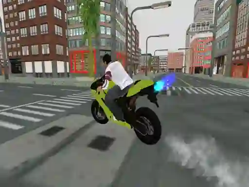 Spel Heavy Bikes City Parking Game 3D online
