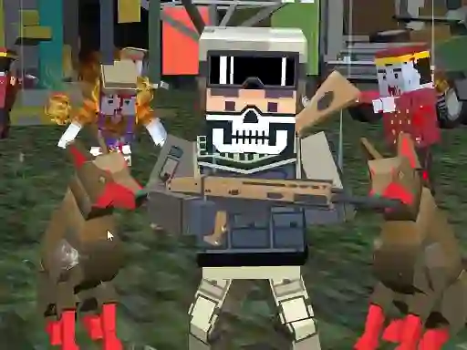 Spel MultiGun Arena 3D Zombie Survival online