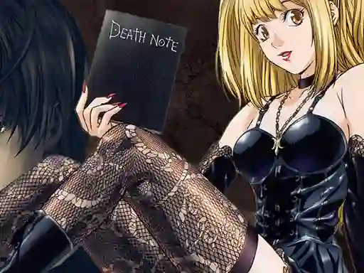 Spel Death Note Anime Jigsaw Puzzle Collection online