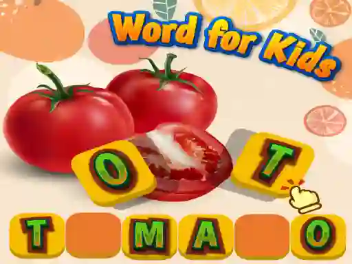 Spel Fruits and Vegetables Word for Kids online