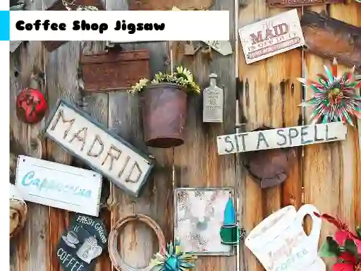 Spel Coffee Shop Jigsaw online