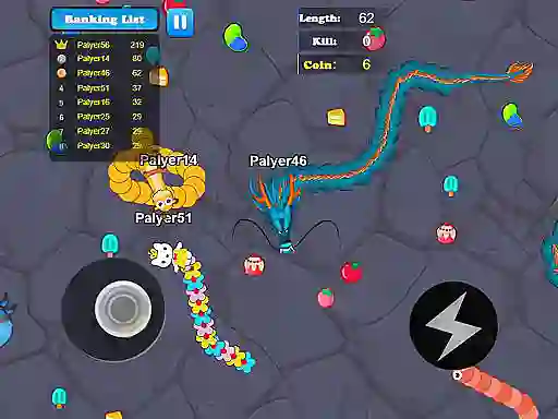 Spel Greedy Snake Multiplayer Duel online
