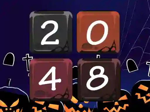 Spel Halloween 2048 online