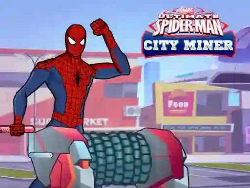 Spel Spiderman Gold Miner online