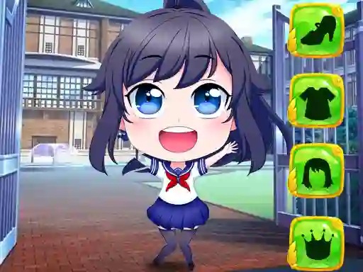Spel High School Dress Up-Yandere online