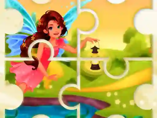 Spel Little Cute Summer Fairies Puzzle online