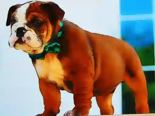 Spel Bulldog Puppy Puzzle online