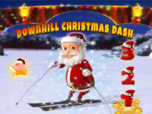 Spel Downhill Christmas Dash online