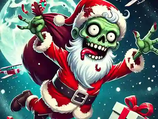 Spel Flappy Zombie Santa Christmas Game online