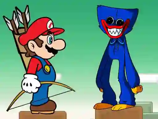 Spel Mario vs Huggy Wuggy online