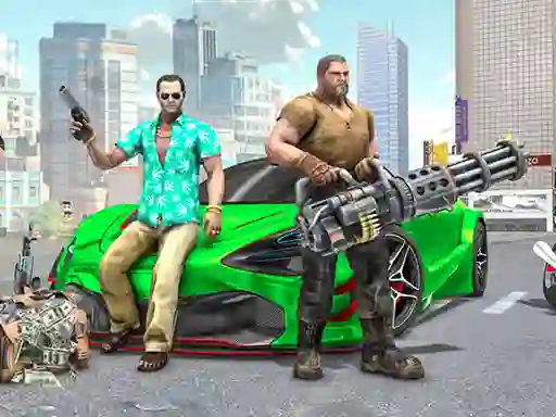 Spel Real Gangster City Crime Car Simulator Game online