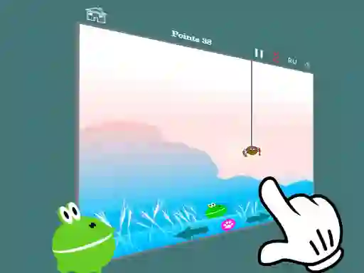 Spel Hunt feed the frog 2 online