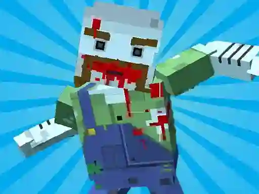 Spel Blocky Gun Warfare Zombie online