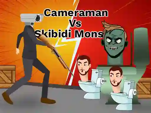 Spel Cameraman vs Skibidi Monster: Fun Battle online