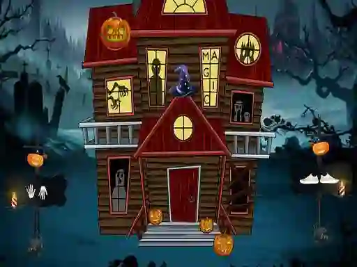 Spel Halloween Magic Lady Escape online