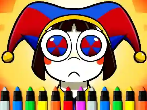 Spel Digital Circus Coloring Adventure online
