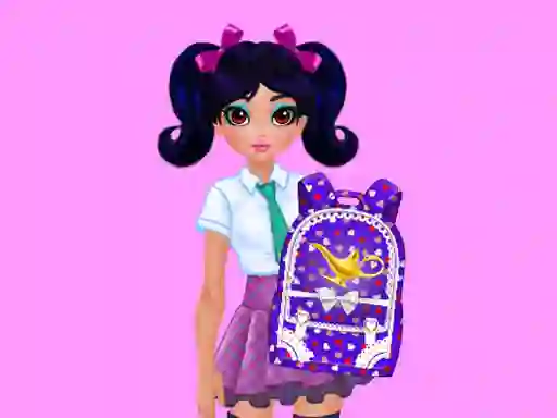 Spel Jasmine and Elsa School Bag Design Contest online
