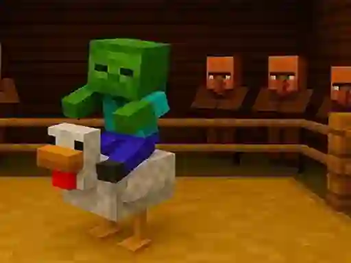 Spel Chicken Jockey hidden lava chicken online