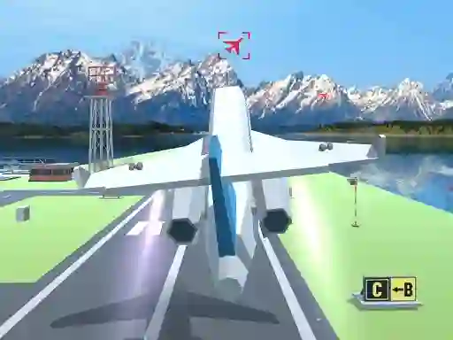 Spel Polygon Flight Simulator online