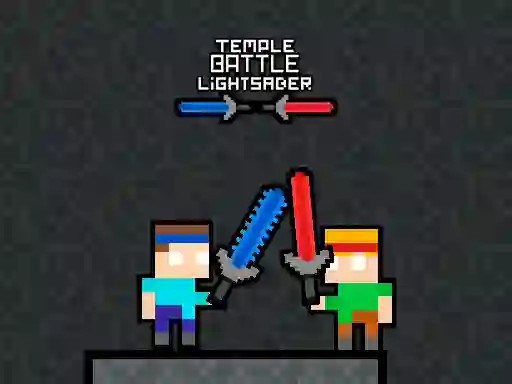 Spel Temple Battle Lightsaber online