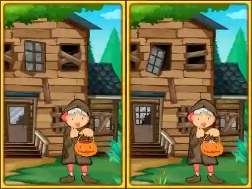 Spel Spot the differences halloween online