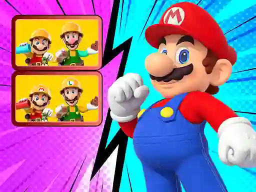 Spel Mario spot The Differences online