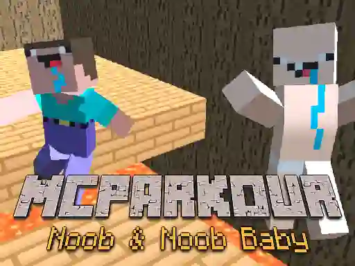 Spel MCParkour Noob & Noob Baby online