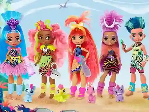 Spel Cave Club Dolls Jigsaw Puzzle Collection online