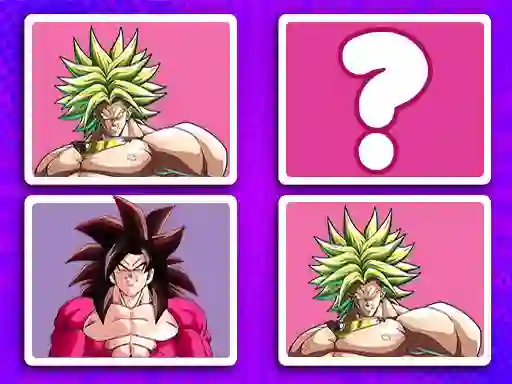Spel DragonBall Match Cards online