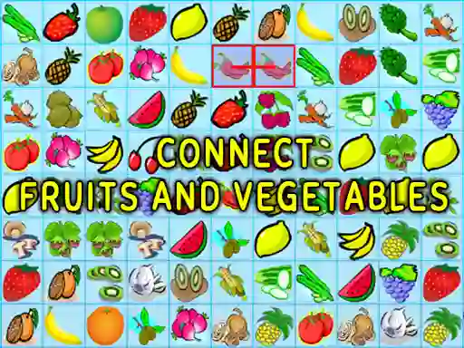 Spel Connect Fruits and Vegetables online