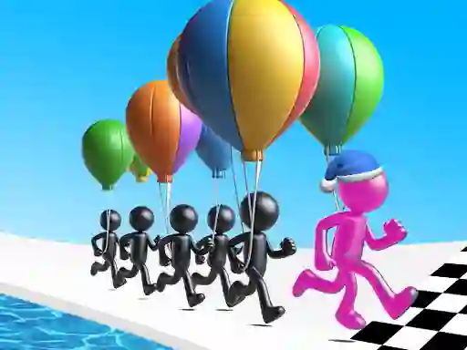 Spel Ballon Race 3D online