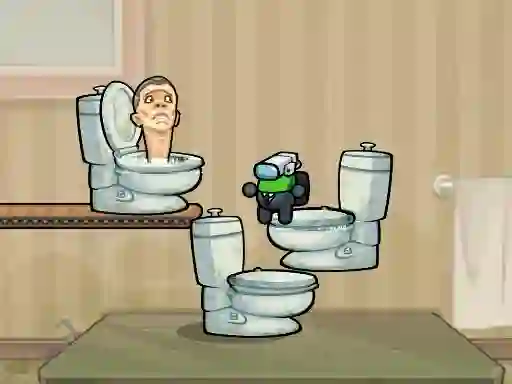 Spel Impostor Jump Skibidi Toilet online
