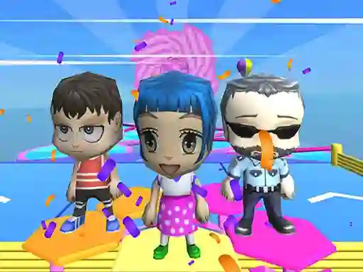 Spel Fall Guys And Girls Chibi Race Knockdown Multiplay online