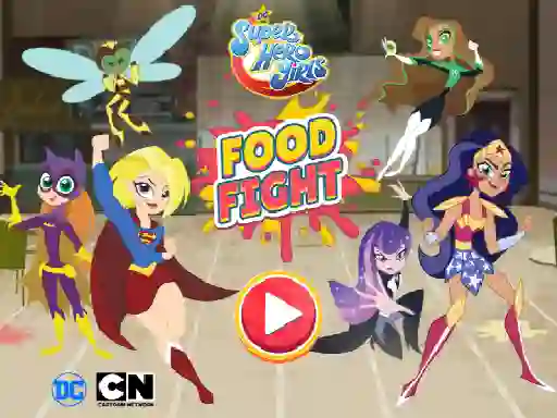 Spel DC Super Hero Girls Food Fight online