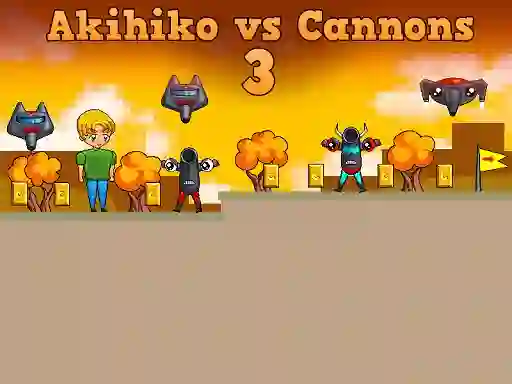 Spel Akihiko vs Cannons 3 online