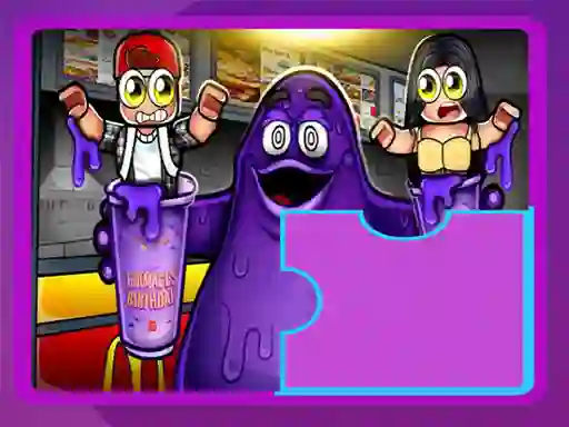 Spel Grimace Shake Puzzle online