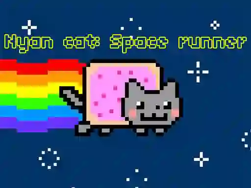 Spel Nyan Cat: Space runner online