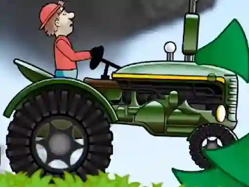 Spel Tractor Driving Hill Climb 2D online