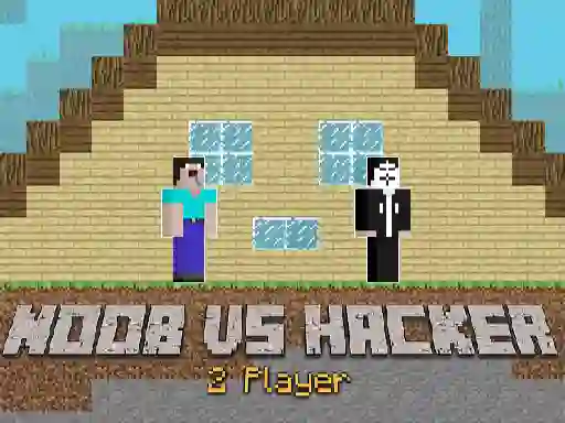 Spel Noob vs Hacker 2 Player online