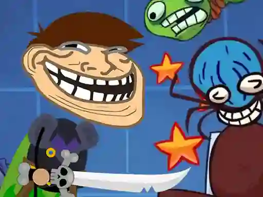 Spel TrollFace Jigsaw online