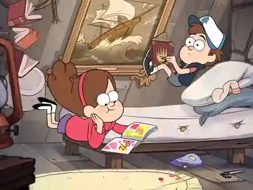 Spel Gravity Falls Slide online