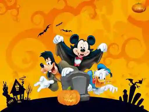 Spel Disney Halloween Jigsaw Puzzle online