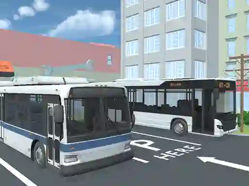 Spel City Bus Parking Challenge Simulator 3D online