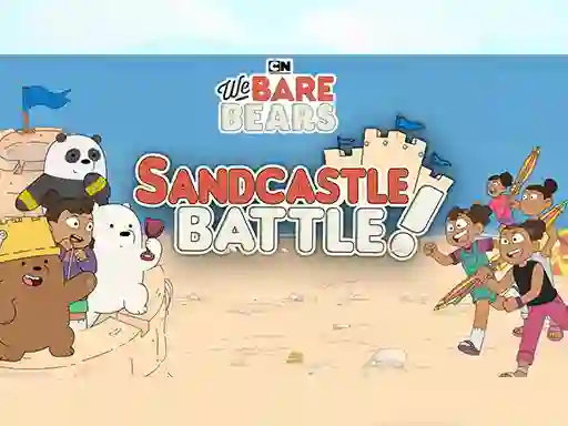 Spel Sandcastle Battle! We Bare Bears online