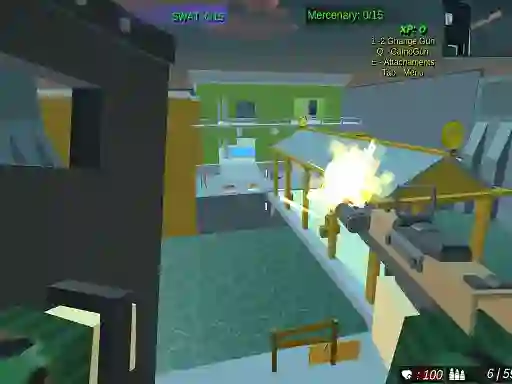 Spel Pixel Crazy Minecraft shooter online